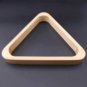 2 1/4 inch wooden triangle 15 balls