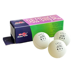 Double Fish 3 star table tennis ball pack (3 pcs)